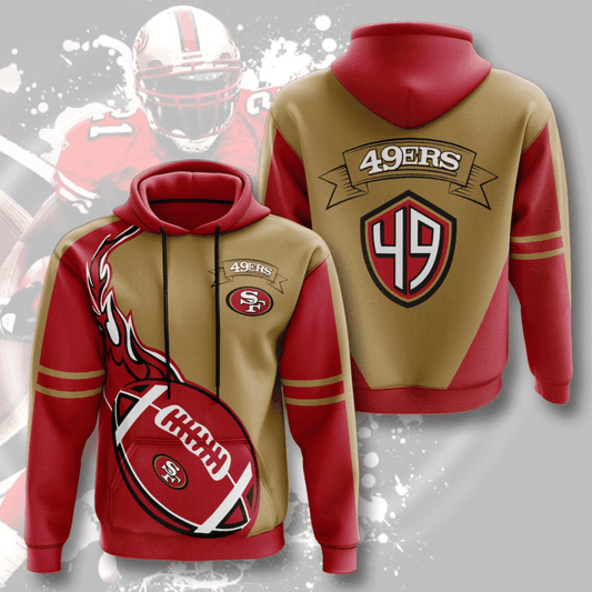 San Francisco 49ers 3D Hoodie