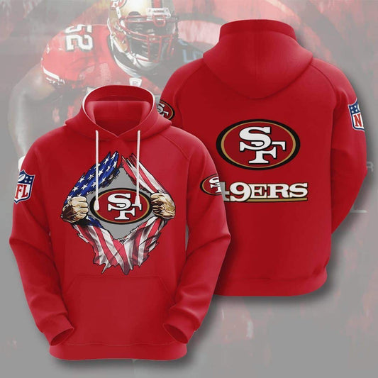 San Francisco 49ers 3D Hoodie