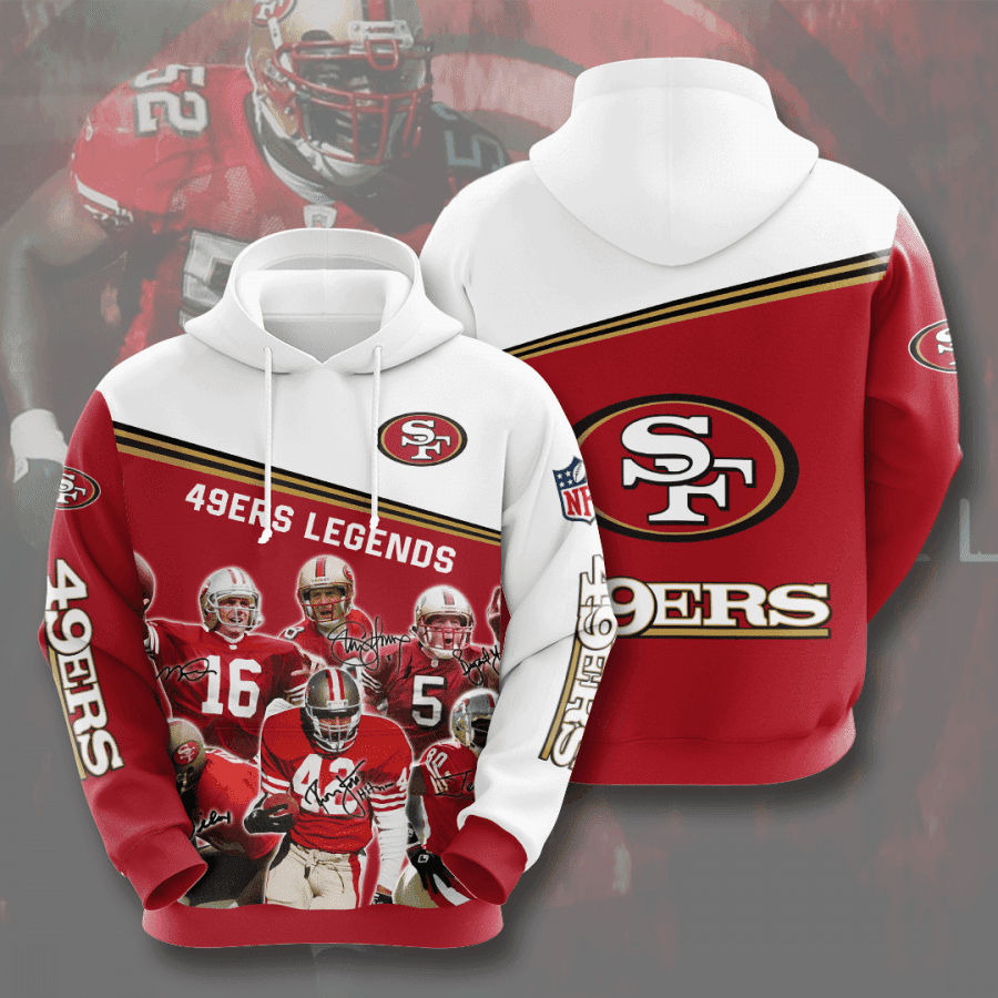 San Francisco 49ers 3D Hoodie