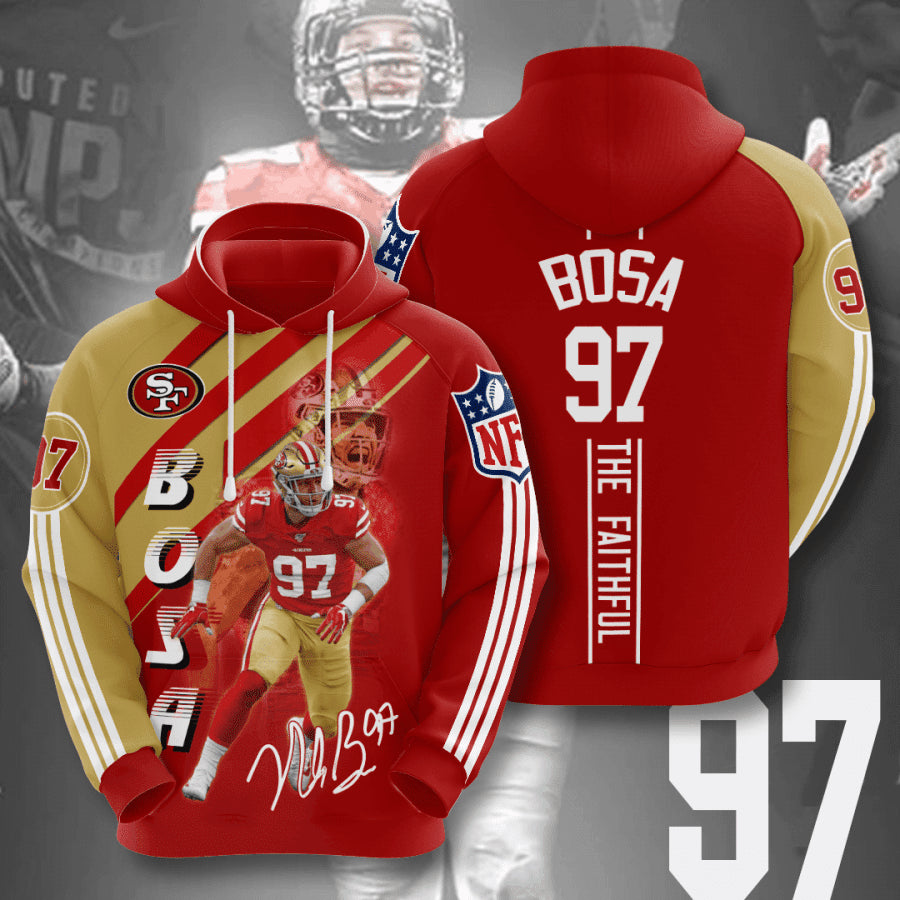 San Francisco 49ers 3D Hoodie