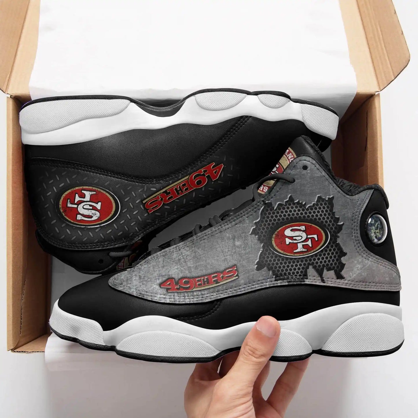 San Francisco 49ers Air JD13 Sneakers 141