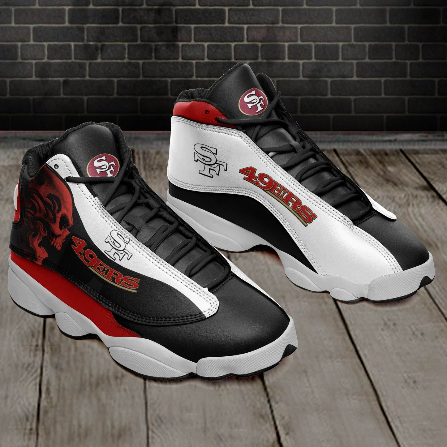 San Francisco 49ers Air JD13 Sneakers 311