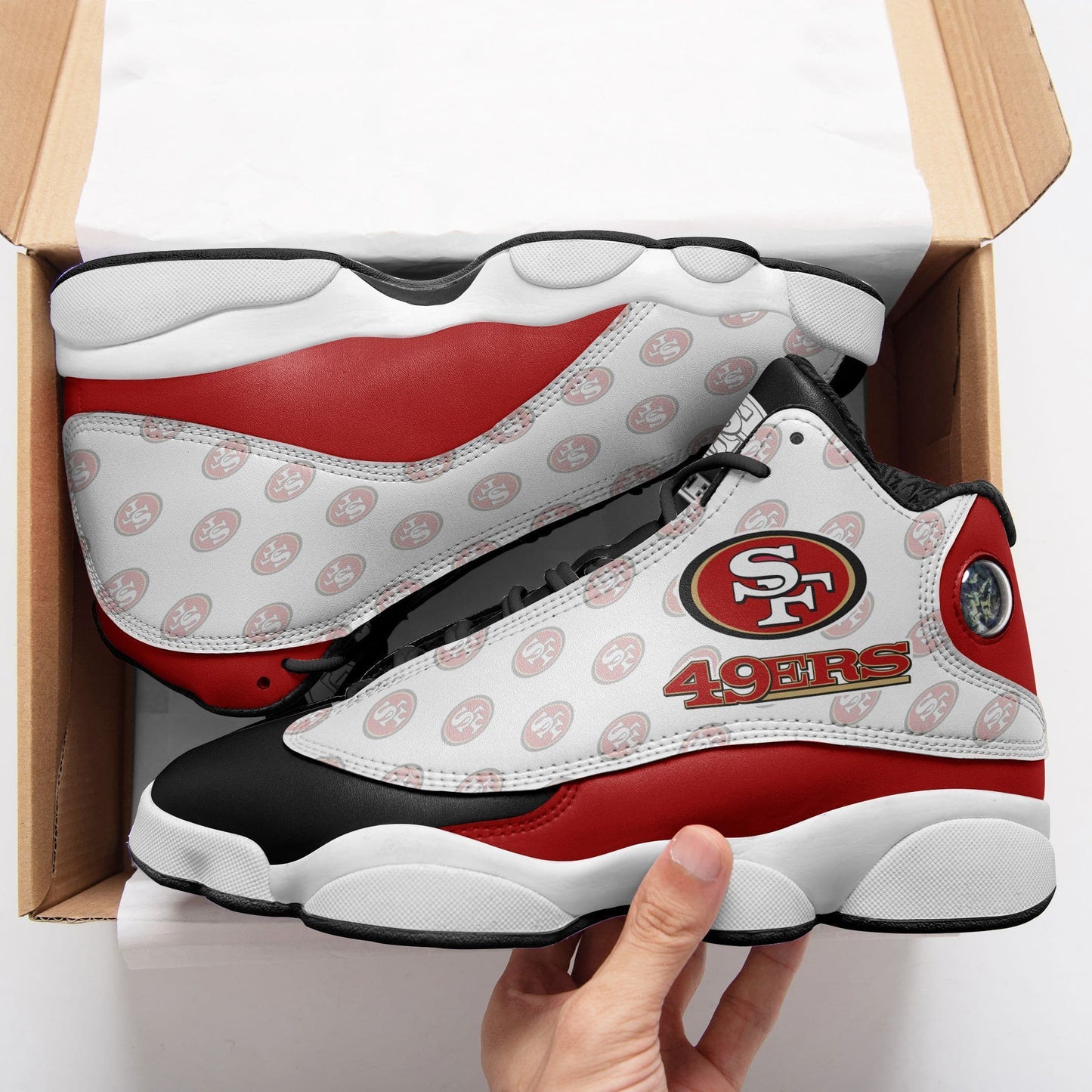 San Francisco 49ers Air JD13 Sneakers 336