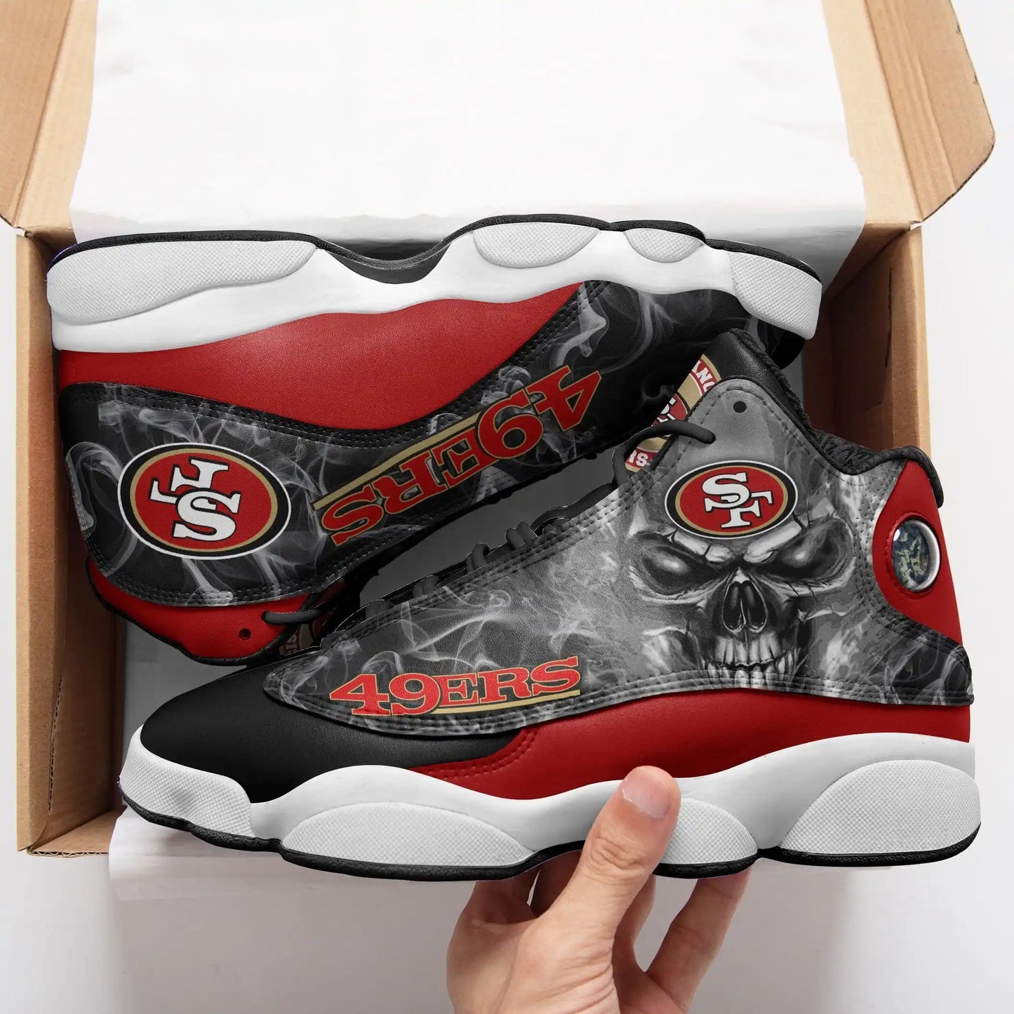San Francisco 49ers Air JD13 Sneakers 712