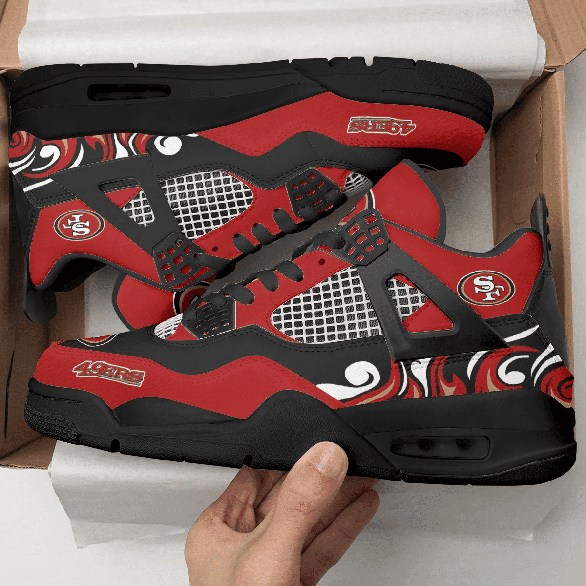 San Francisco 49ers AJ4 Sneaker BG258