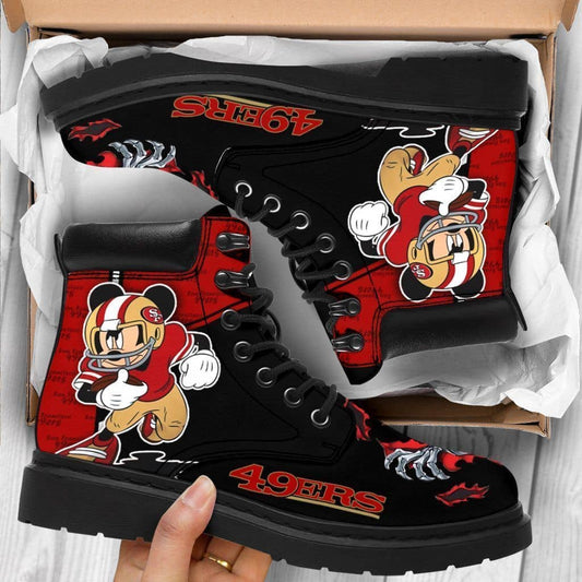 San Francisco 49ers and Mickey TBL Boots 059