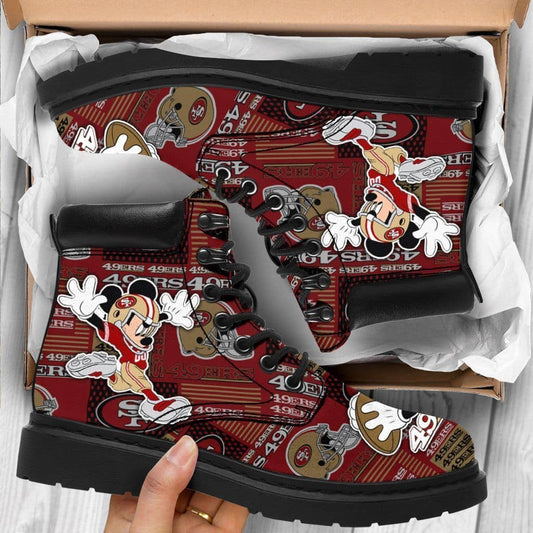 San Francisco 49ers and Mickey TBL Boots 093