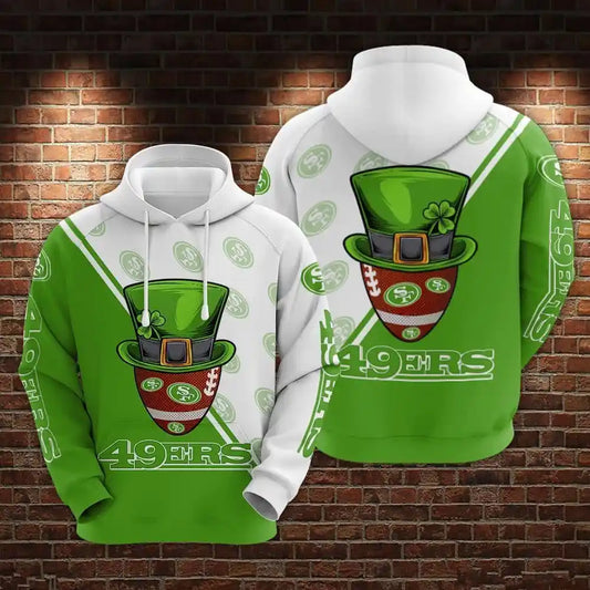 San Francisco 49ers and Saint Patrick Limited Hoodie S531