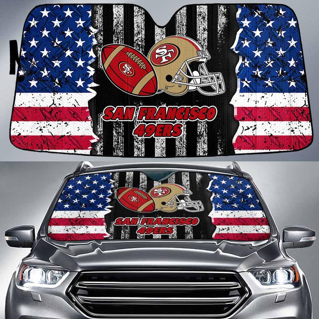 San Francisco 49ers Auto Sun Shade BG108