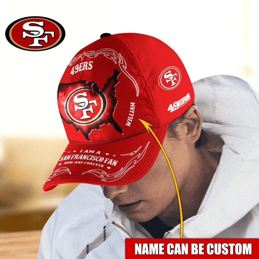San Francisco 49ers Baseball Caps Custom Name