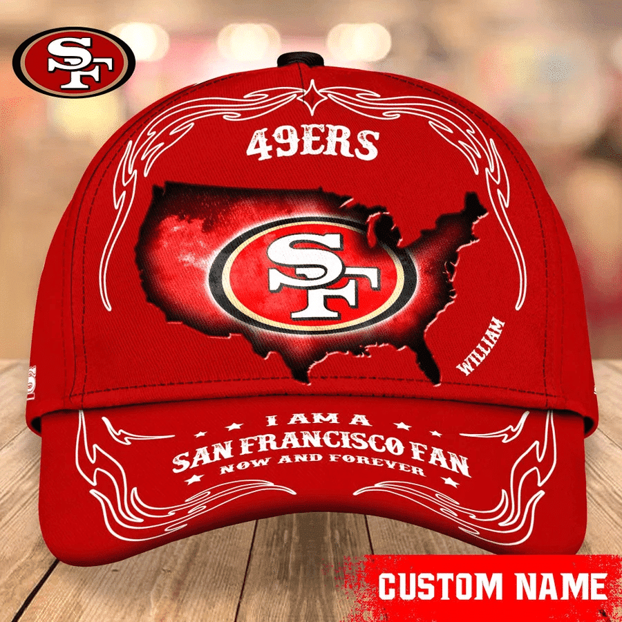 San Francisco 49ers Baseball Caps Custom Name