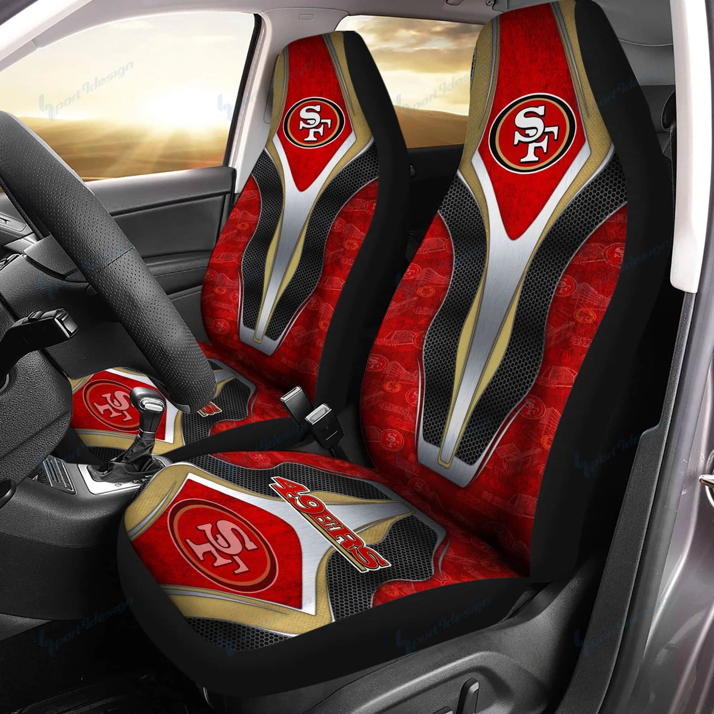 San Francisco 49ers Car Seat Covers BG50