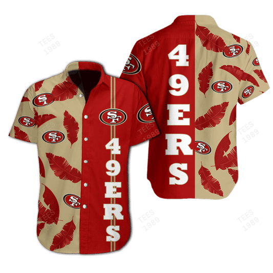 San Francisco 49ers Hawaii Shirt & Shorts BG54