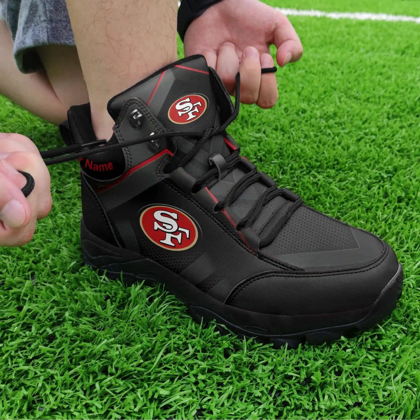 San Francisco 49ers Hiking Personalized Shoes 13