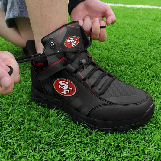 San Francisco 49ers Hiking Personalized Shoes 13
