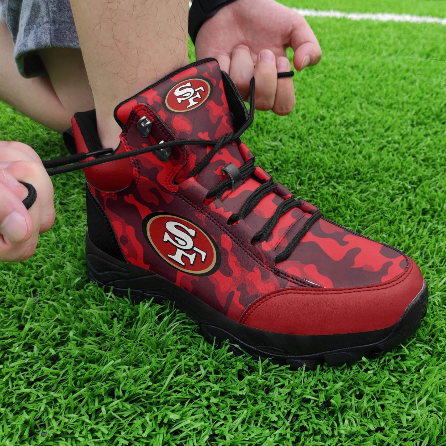 San Francisco 49ers Hiking Shoes 08