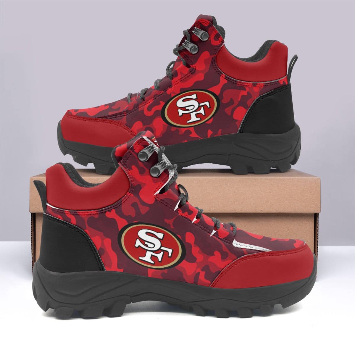 San Francisco 49ers Hiking Shoes 08