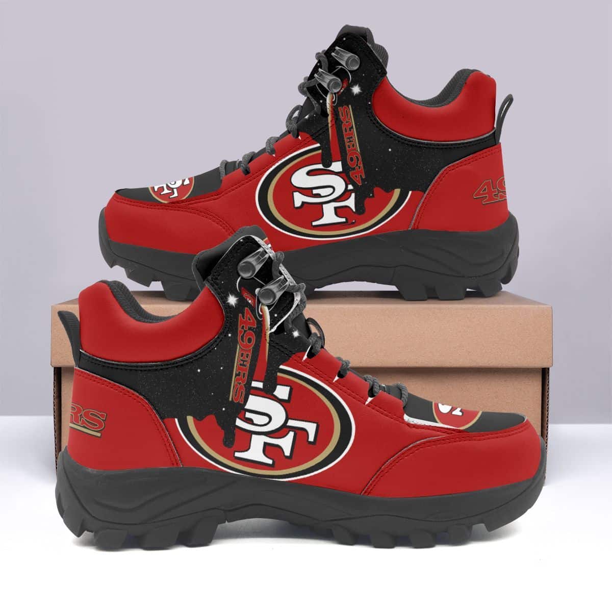 San Francisco 49ers Hiking Shoes 22