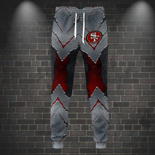 San Francisco 49ers Hoodie and Jogger Set Hoodie BG856