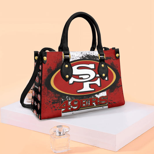 San Francisco 49ers Leather Hand Bag BB45