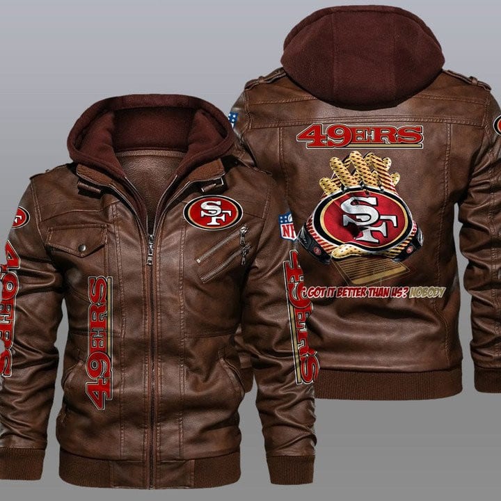 San Francisco 49ers Leather Jacket 28