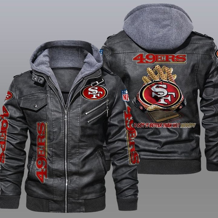 San Francisco 49ers Leather Jacket 28