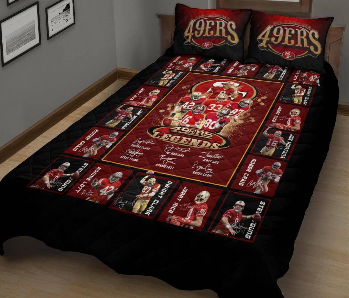 San Francisco 49ers Legend Quilt Set 14