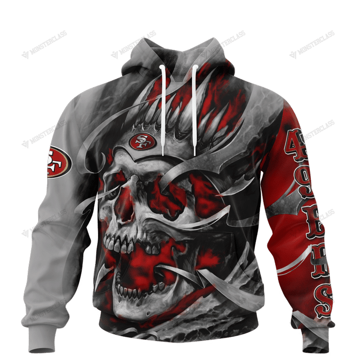 San Francisco 49ers Limited Edition All Over Print Hoodie Sweatshirt Zip Hoodie T shirt Unisex 858