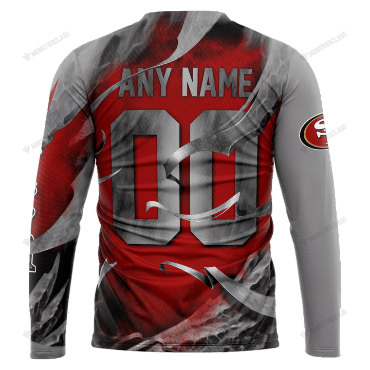 San Francisco 49ers Limited Edition All Over Print Hoodie Sweatshirt Zip Hoodie T shirt Unisex 858
