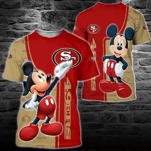 San Francisco 49ers Mickey All Over Printed 111