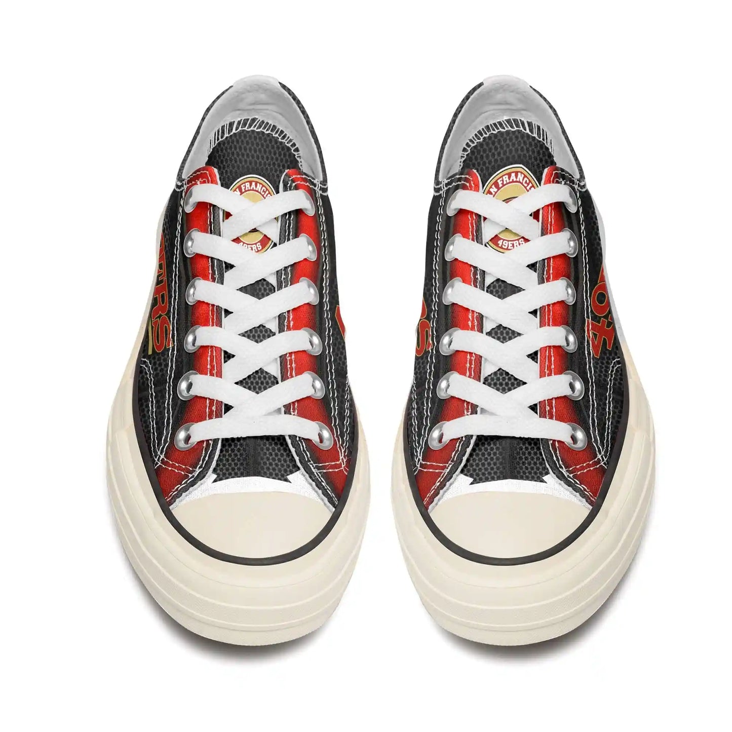 San Francisco 49ers New Low Top Canvas Shoes 02
