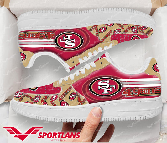San Francisco 49Ers NFL Personalized Air Force 1 Shoes
