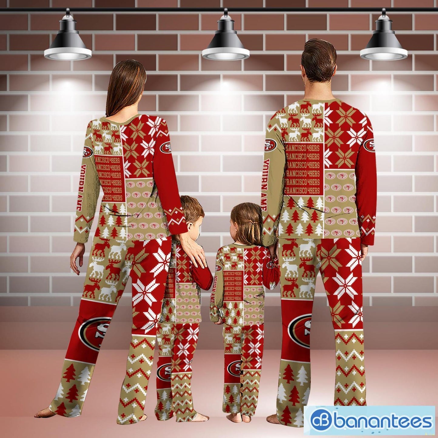 San Francisco 49ers Pajamas Christmas Gift For Family AZCPYZAM124