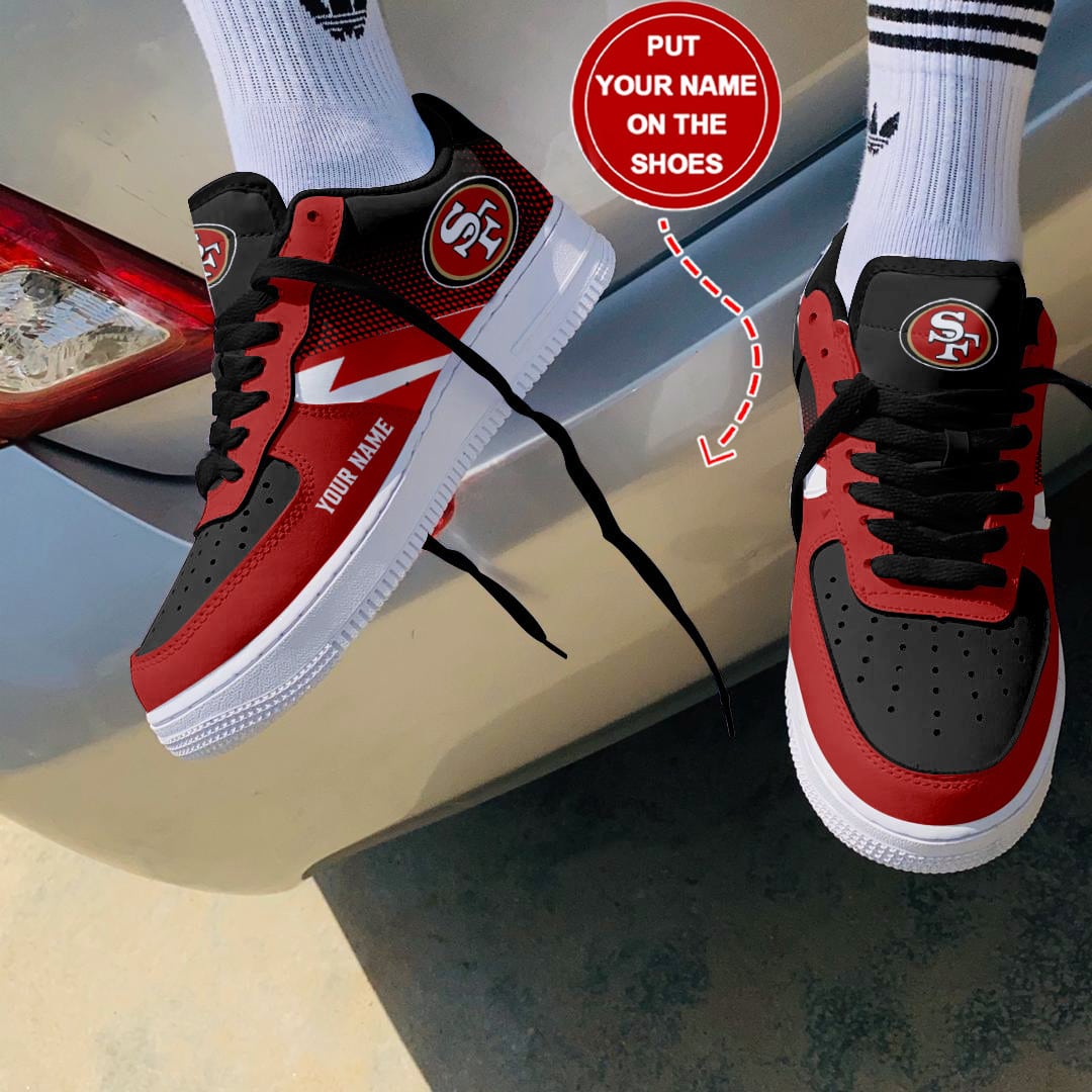 San Francisco 49ers Personalized AF1 Shoes BG155