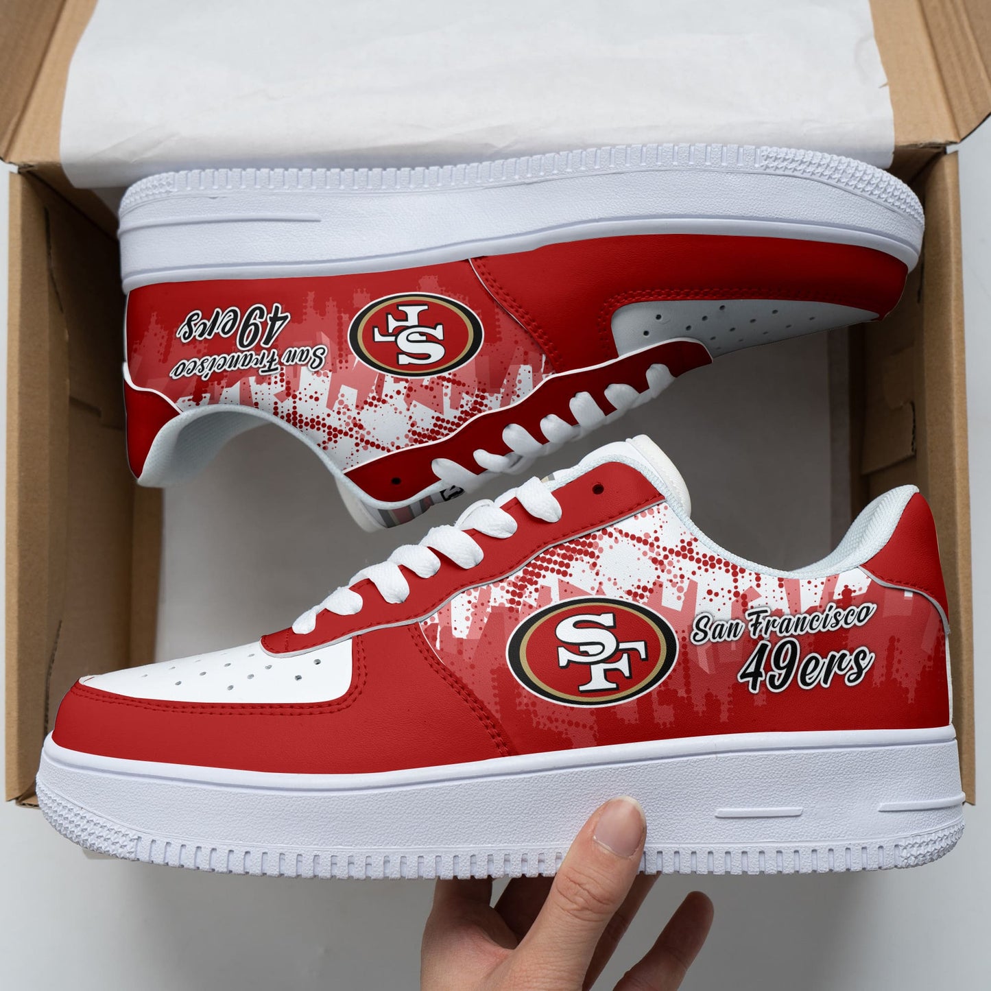 San Francisco 49ers Personalized AF1 Shoes BG161
