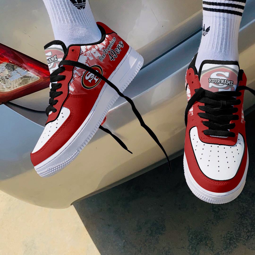 San Francisco 49ers Personalized AF1 Shoes BG161