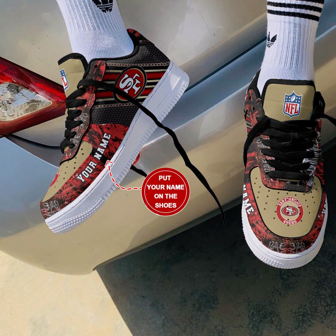 San Francisco 49ers Personalized AF1 Shoes BG176