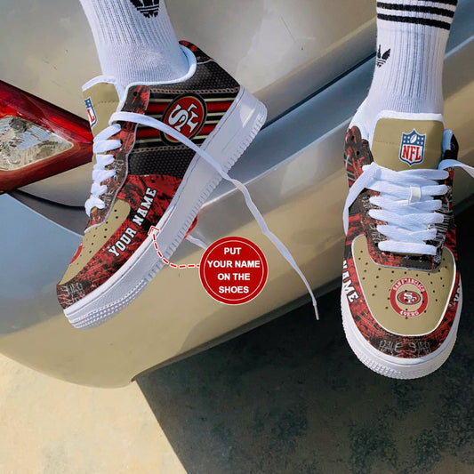 San Francisco 49ers Personalized AF1 Shoes BG176