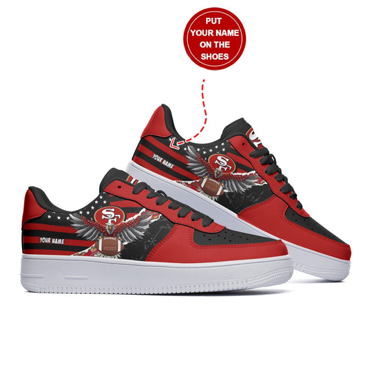 San Francisco 49ers Personalized AF1 Shoes BG177