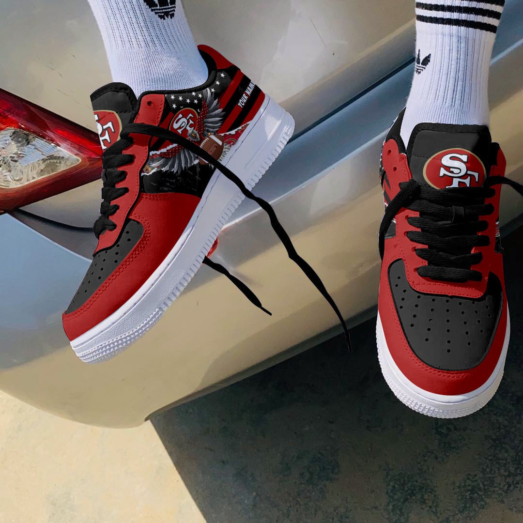 San Francisco 49ers Personalized AF1 Shoes BG177