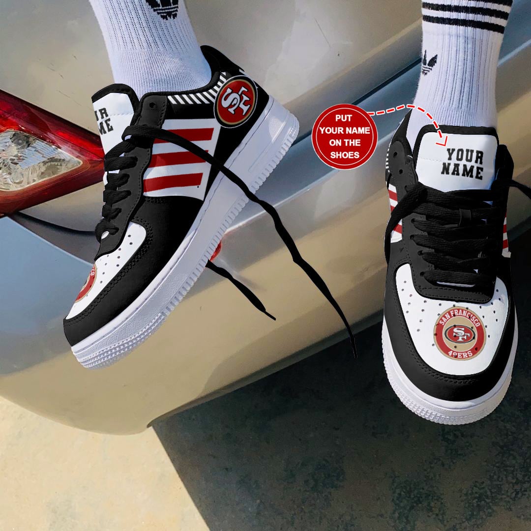 San Francisco 49ers Personalized AF1 Shoes BG238