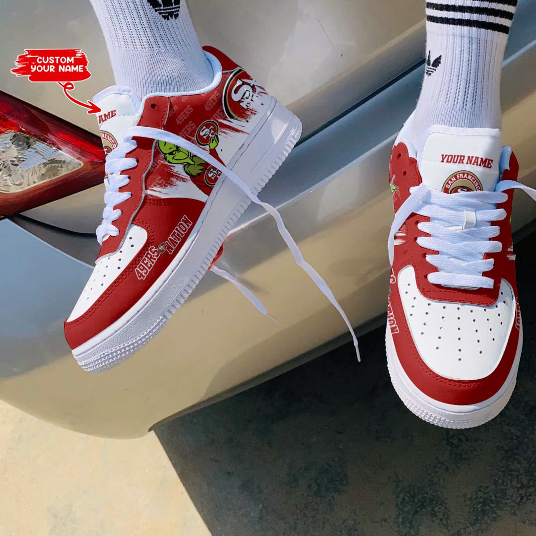 San Francisco 49ers Personalized AF1 Shoes BG255
