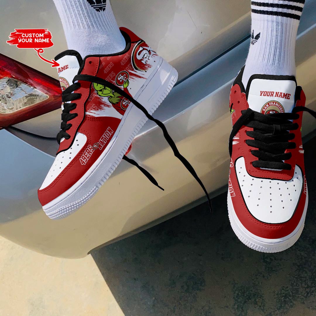 San Francisco 49ers Personalized AF1 Shoes BG255