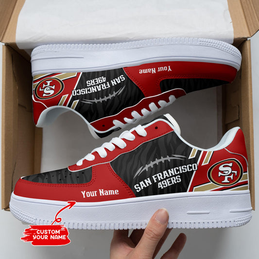 San Francisco 49ers Personalized AF1 Shoes BG265
