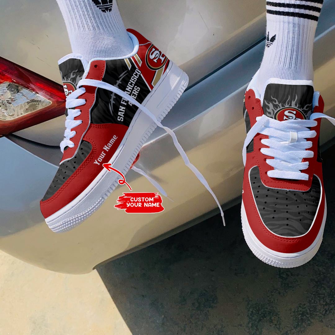 San Francisco 49ers Personalized AF1 Shoes BG265