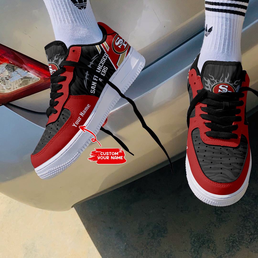 San Francisco 49ers Personalized AF1 Shoes BG265