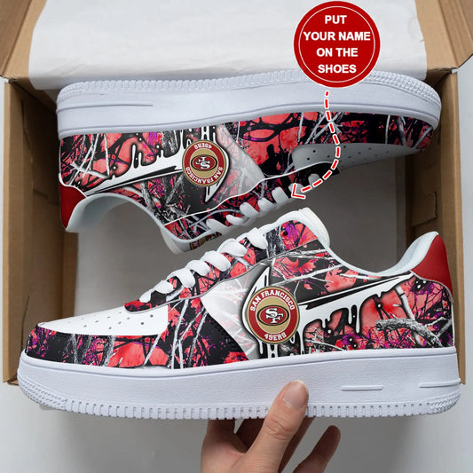 San Francisco 49ers Personalized AF1 Shoes BG273