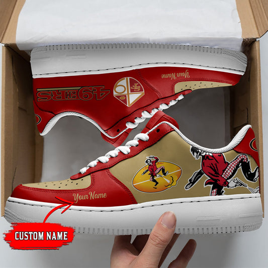 San Francisco 49ers Personalized AF1 Shoes BG34