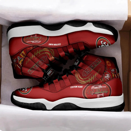 San Francisco 49ers Personalized AJD11 Sneakers BG211