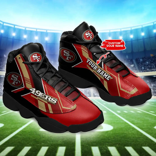 San Francisco 49ers Personalized AJD13 Sneakers BG173